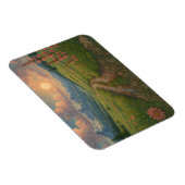 Rainy Mountain Morning Magnet (Rechte Seite)