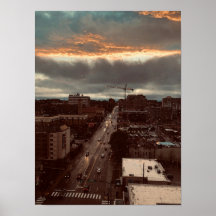 Rainy Nashville Poster