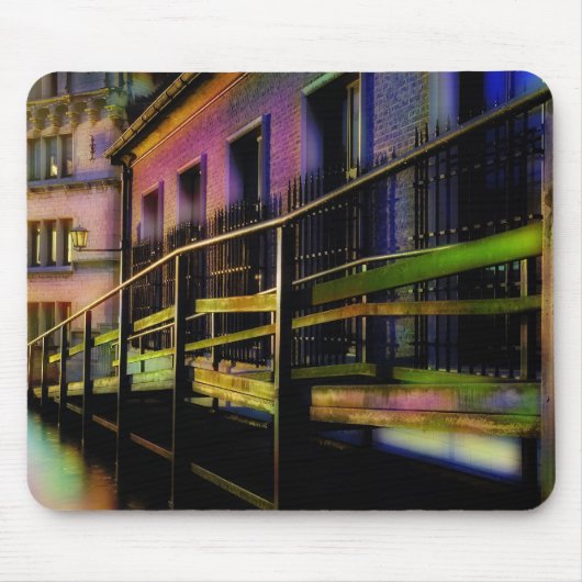 Rainy night in Antwerpen Mousepad (Vorne)