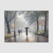 Rainy Park Seidenpapier (Vorderseite)