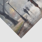 Rainy Park Seidenpapier (Ausschnitt)