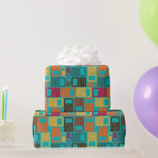 Rainy Rectangle Geschenkpapier (Partygeschenke)