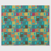 Rainy Rectangle Geschenkpapier (Flach)