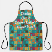 Rainy Rectangle Schürze (Vorderseite)