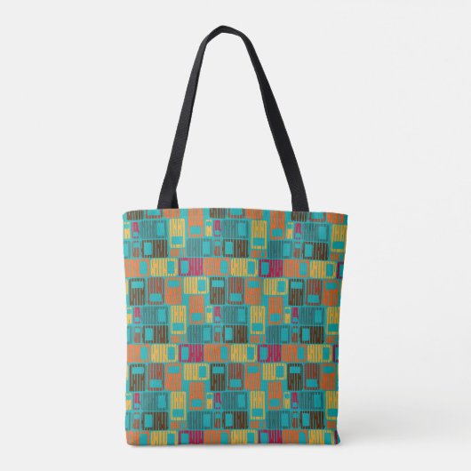 Rainy Rectangle Tasche (Rückseite)