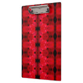 Rainy Red Dianthus Ikat 4 Klemmbrett (Links)