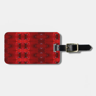 Rainy Red Dianthus Ikat Auch Gepäckanhänger