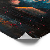 Rainy Rhapsody: Eine Serenade in der Stadt Poster (Ecke)