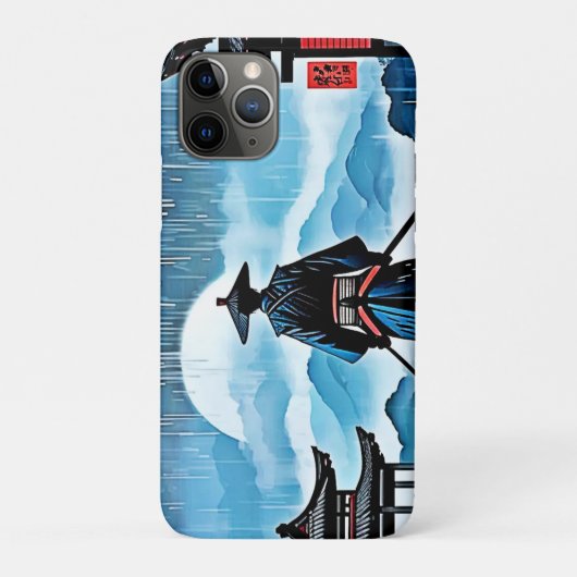 Rainy Samurai: Stille Vigil Case-Mate iPhone Hülle (Rückseite)