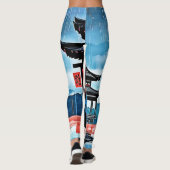 Rainy Samurai: Stille Vigil Leggings (Rückseite)