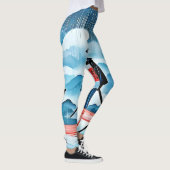 Rainy Samurai: Stille Vigil Leggings (Rechts)