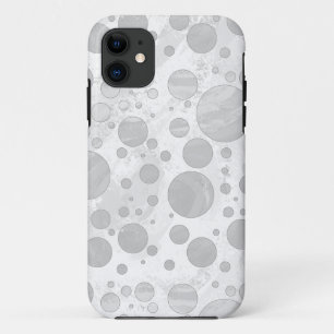 Rainy Sky Gray Polka Dots Case-Mate iPhone Hülle