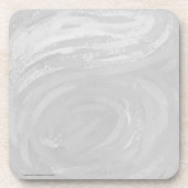 Rainy Sky Gray Swirl Untersetzer (Vorderseite)