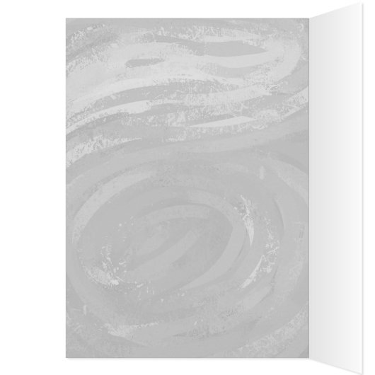 Rainy Sky Gray und Black Monogram (Innen (Links))