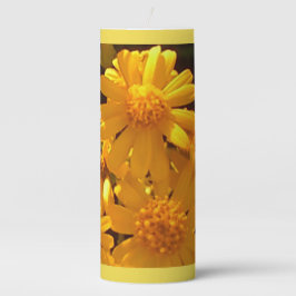 Rainy Spring Blühende Sonnenblumenpfeifenkerze Stumpenkerze