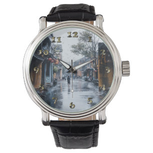 Rainy Streets of Vietnam Armbanduhr