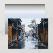 Rainy Streets of Vietnam Postkarte (Vorne/Hinten)