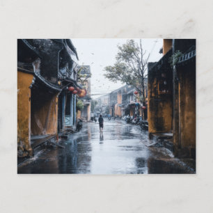 Rainy Streets of Vietnam Postkarte