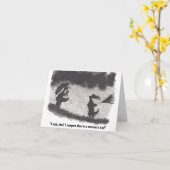 Rainy Summer's Day Birthday Card Karte (Gelbe Blume)