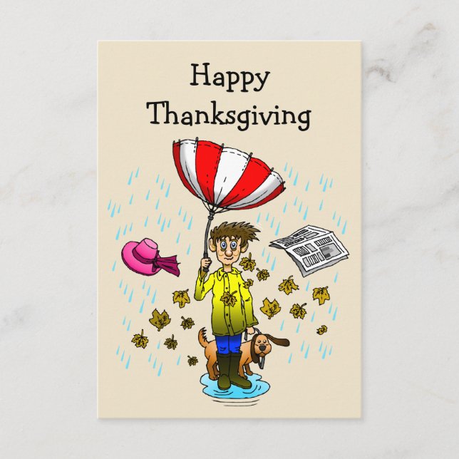 Rainy Thanksgiving Day (Vorderseite)
