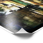 Rainy Trafalgar Square Fotodruck (Ecke)