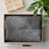 Rainy Urban Woman Blue Decoupage Seidenpapier (Geschenk)