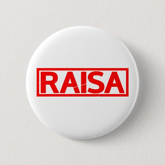 Raisa Briefmarke Button (Vorderseite)