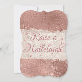 Raise a Hallelujah Christus ist Geboren Weihnachte Feiertagskarte