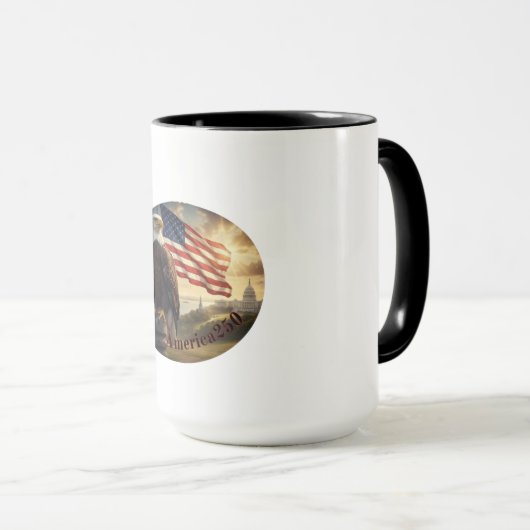Raise a Mug to 250 Years of Liberty. Tasse (VorderseiteRechts)