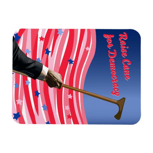 Raise Cane Democracy Magnet (Horizontal)