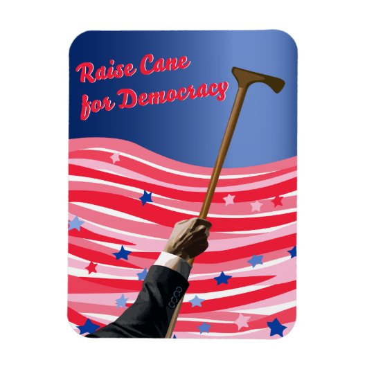 Raise Cane Democracy Magnet (Vertikal)