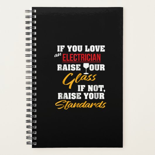 Raise Glass Funny Apprentice Electrician Ehefrau V Planer (Vorderseite)