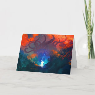 Raise Hell Unique RPG Gamer Weihnachtskarte Karte