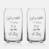 Raise Our Glasses Glass Dosenglas (Rückseite)