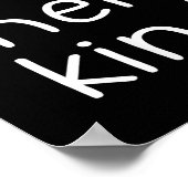 Raise Them Kind, Insrational, Motivational Quotes  Poster (Ecke)