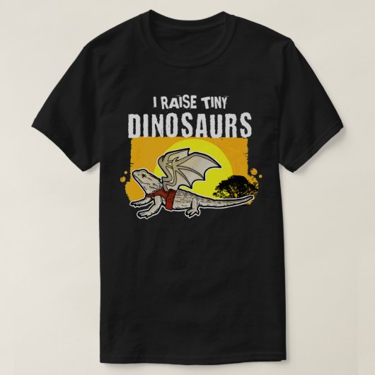 Raise Tiny Dinosaurs T-Shirt (Design vorne)