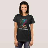Raised by Books Shirt Brain Reader Tree Book Graph (Vorne ganz)