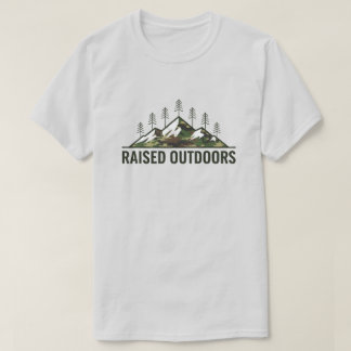 Raised Outdoors – Camo Mountain Pines T-Shirt