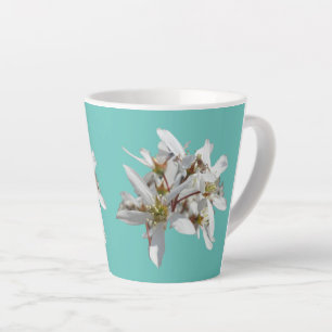 Raisin Blossom Cust. Blue Latte Tasse