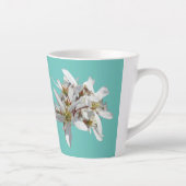 Raisin Blossom Cust. Blue Latte Tasse (Rechts)