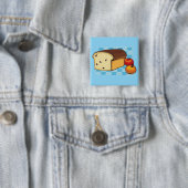 Raisin Bread Loaf and Red Apples Button (Beispiel)