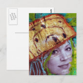 Raisin Broad Head, A Collage Postkarte (Vorne/Hinten)