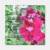 Raisin Cookie Recipe Magnet (Vorne)