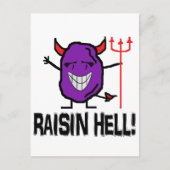Raisin Hell Postkarte (Vorderseite)