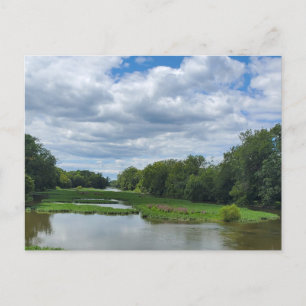 Raisin River, Monroe, Michigan Postkarte