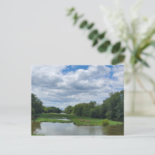 Raisin River, Monroe, Michigan Postkarte (Stehend Vorderseite)