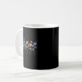Raising A Wildflower Mom Matching Botanical Kaffeetasse (Vorderseite Links)