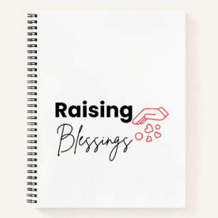 Raising Blessings Christian Mom Notizbuch