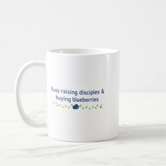 Raising Disciples, Christian Faith And Bible Verse Kaffeetasse (Links)