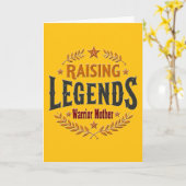 Raising Legends – Warrior Mother Design Karte (Gelbe Blume)